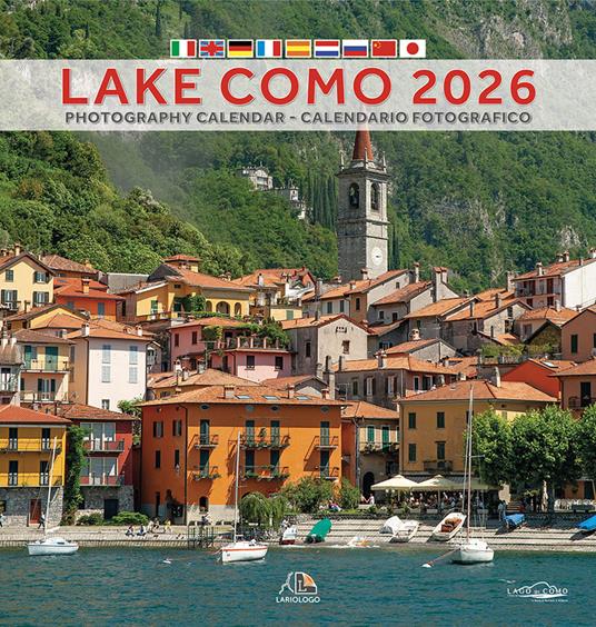 Lake Como 2026. Calendario fotografico-Photography calendar - copertina