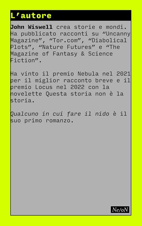 Qualcuno in cui fare il nido - John Wiswell - 3