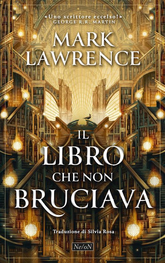 Il libro che non bruciava - Mark Lawrence - copertina