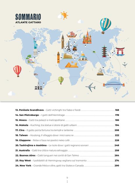 Atlante gattaro. Mappe e itinerari. Viaggio sentimentale sulle orme dei gatti - 3