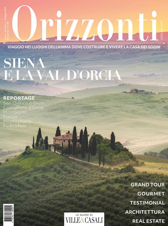 Orizzonti (2024). Vol. 1: Siena e Val d'Orcia - copertina