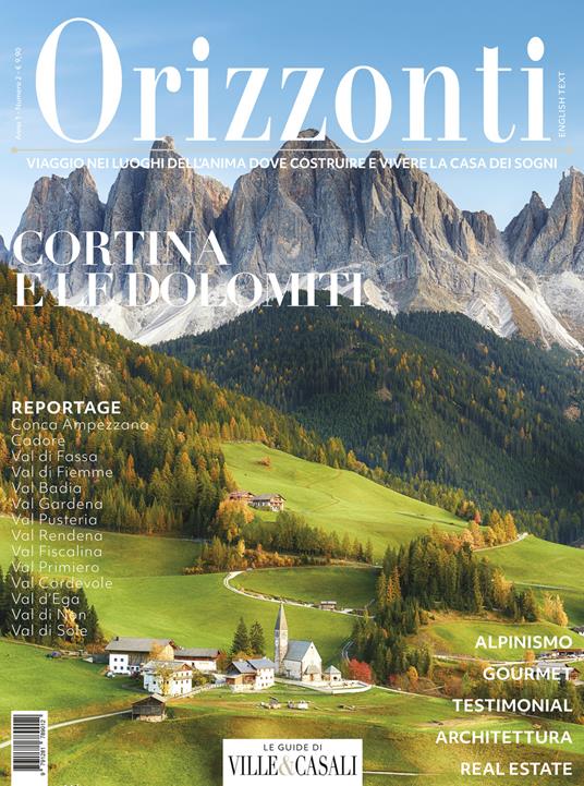 Orizzonti (2024). Ediz. a colori. Vol. 2: Cortina e le Dolomiti - copertina