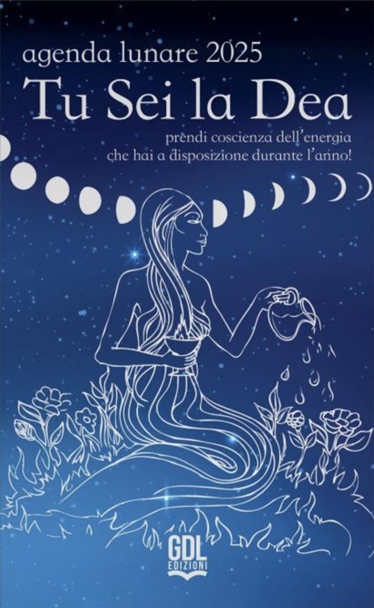 Tu sei la dea. Agenda lunare 2025. Prendi coscienza dell'energia che hai a disposizione durante l'anno! - Alessandra Comneno,Ixchel Ruz - copertina
