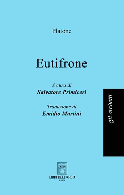 Eutifrone - Platone - copertina