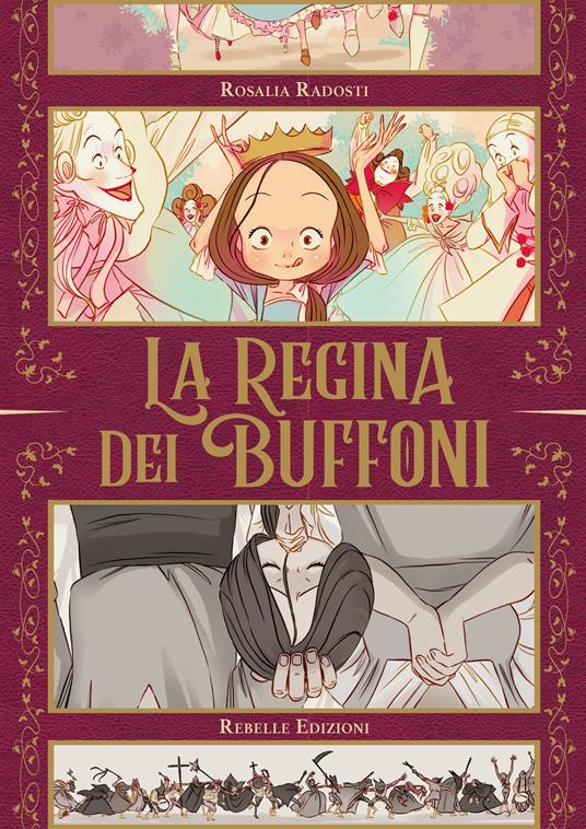 La regina dei buffoni - Rosalia Radosti - copertina