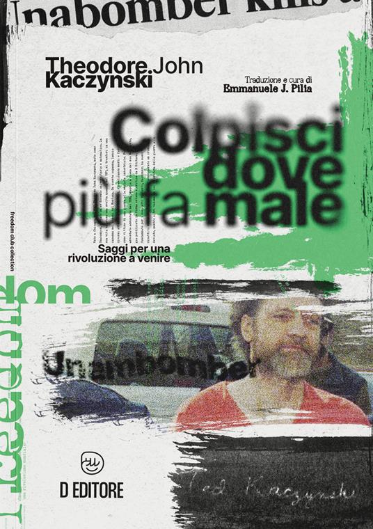 Colpisci dove più fa male. Saggi per una rivoluzione a venire - Theodore John Kaczynski - copertina