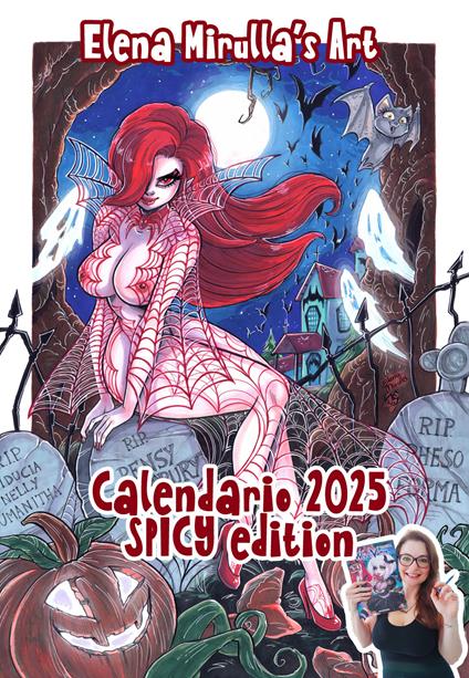 Calendario 2025 Elena Mirulla’s art spicy version - copertina