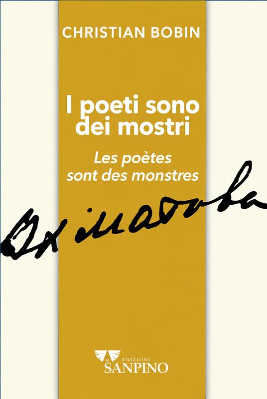 I poeti sono dei mostri - Christian Bobin - copertina