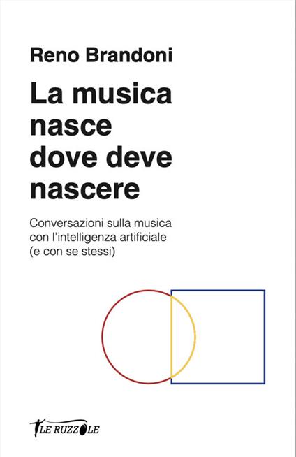 La musica nasce dove deve nascere. Conversazioni sulla musica con l'intelligenza artificiale (e con se stessi). Con File audio online - Reno Brandoni - copertina