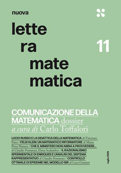 Nuova lettera matematica. Vol. 11 - copertina