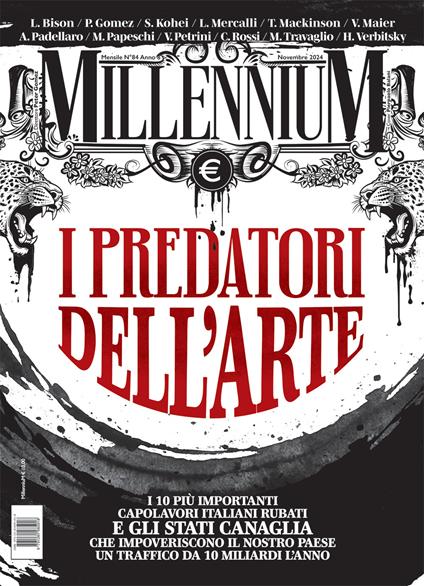 MillenniuM (2024). Vol. 84: I predatori dell'arte - copertina