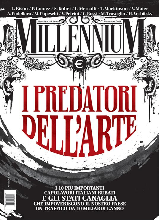 MillenniuM (2024). Vol. 84: I predatori dell'arte - copertina
