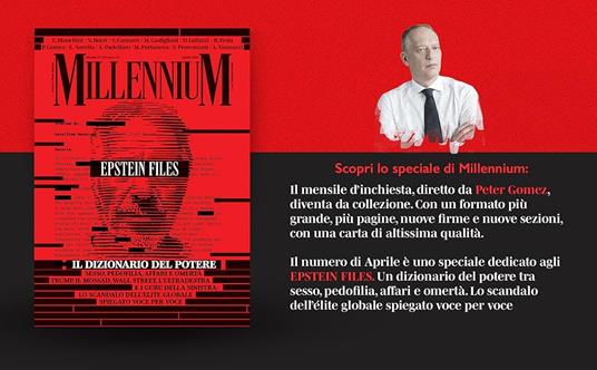 MillenniuM (2026). Vol. 101: Epstein Files, il dizionario segreto del potere - 2
