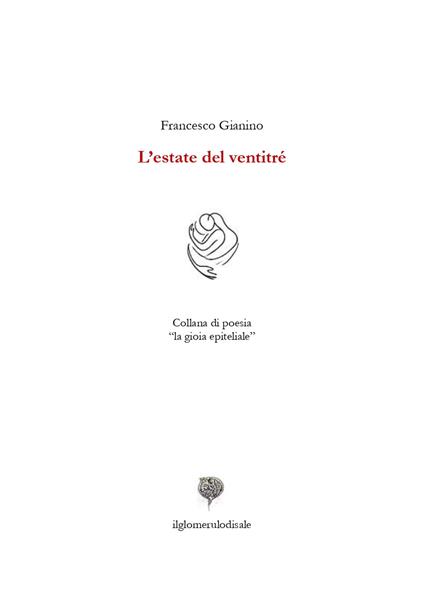 L'estate del ventitré - Francesco Gianino - copertina