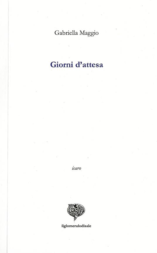 Giorni d'attesa - Gabriella Maggio - copertina