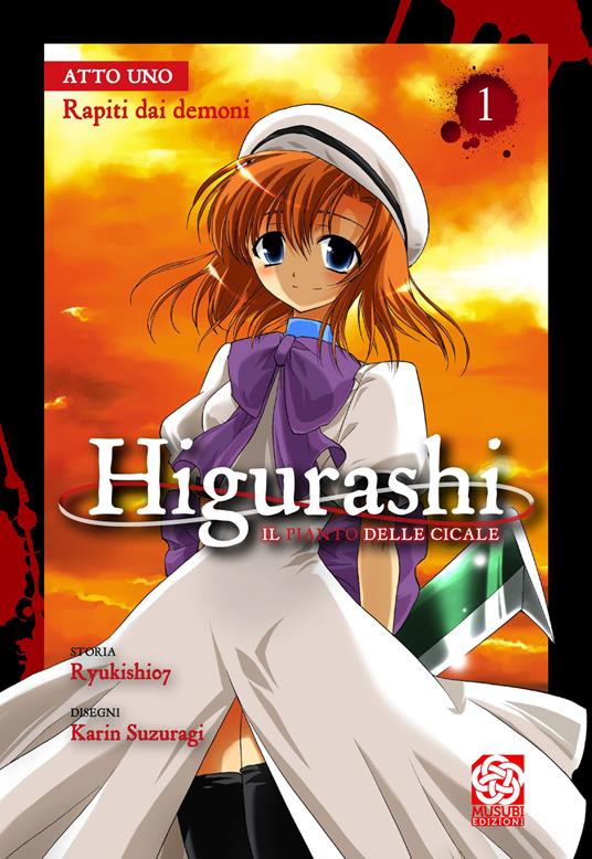 Higurashi. Il pianto delle cicale. Vol. 1: Rapiti dai demoni - Ryukishio7 - copertina
