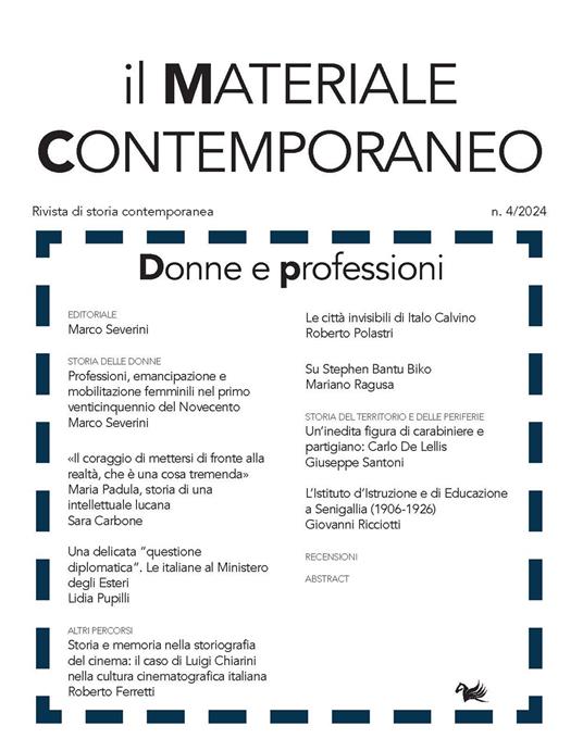 Il materiale contemporaneo. Rivista di storia contemporanea. Vol. 34 - copertina