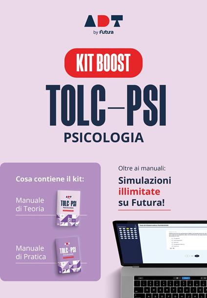 Accademia dei test. TOLC-PSI. Psicologia. Kit boost. Teoria, pratica e simulazioni illimitate 2026/2027 - copertina