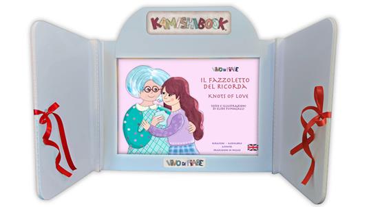Il fazzoletto del ricorda. Kamishibai con schede. Ediz. bilingue. Con audiolibro - Elide Fumagalli - copertina