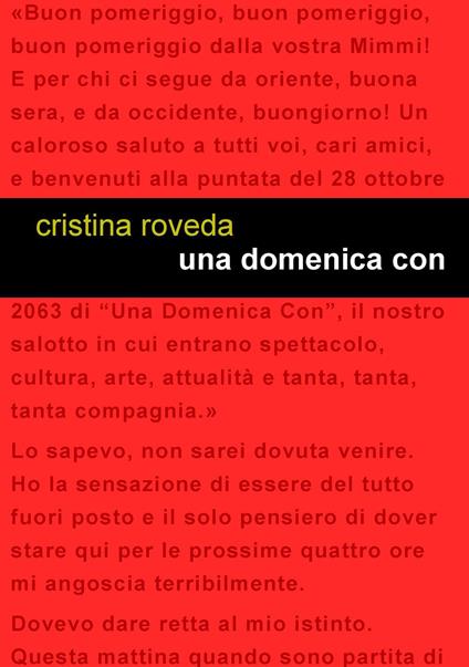 Una domenica con - Cristina Roveda - copertina