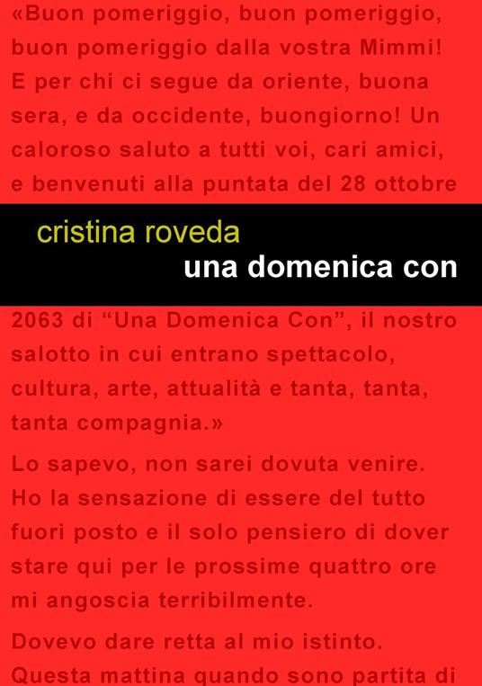 Una domenica con - Cristina Roveda - copertina