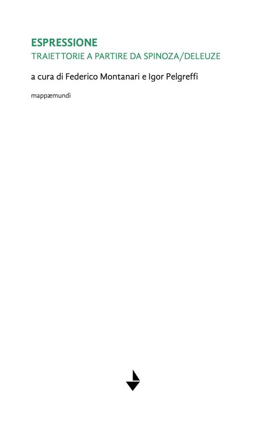 Espressione. Traiettorie a partire da Spinoza/Deleuze - copertina