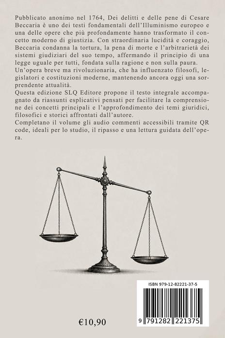 Dei delitti e delle pene. Audio commenti. Riassunti esplicativi - Cesare Beccaria - 2