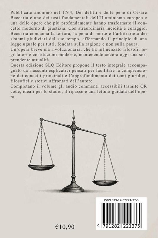 Dei delitti e delle pene. Audio commenti. Riassunti esplicativi - Cesare Beccaria - 2