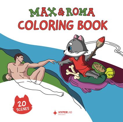 Max & Roma. Coloring book - copertina