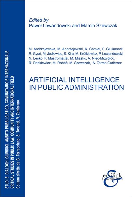 Artificial intelligence in public administration. Nuova ediz. - copertina