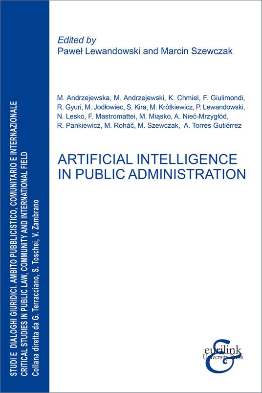 Artificial intelligence in public administration. Nuova ediz. - copertina