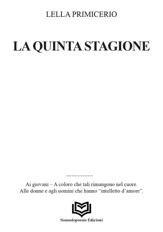 La quinta stagione - Lella Primicerio - copertina
