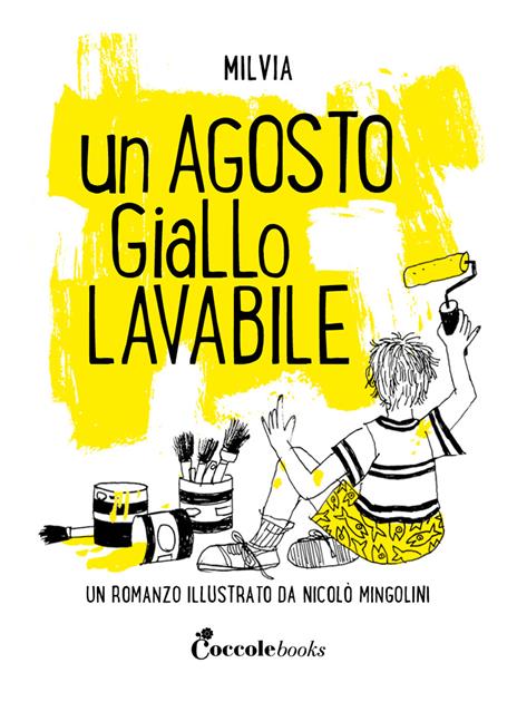 Un agosto giallo lavabile - Milvia - copertina