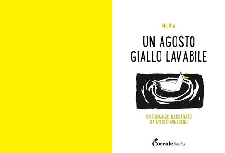 Un agosto giallo lavabile - Milvia - 2