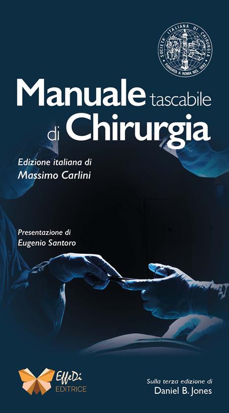 Manuale tascabile di chirurgia - Daniel B. Jones - copertina