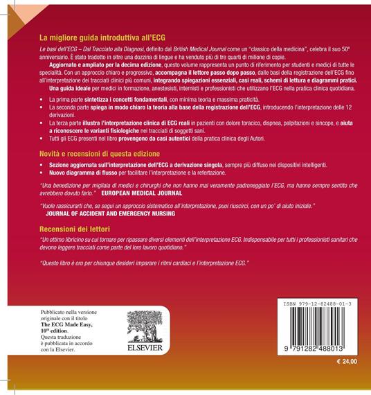 Le basi dell'ECG. Dal tracciato alla diagnosi - John Hampton,Joanna Hampton,David Adlam - 2