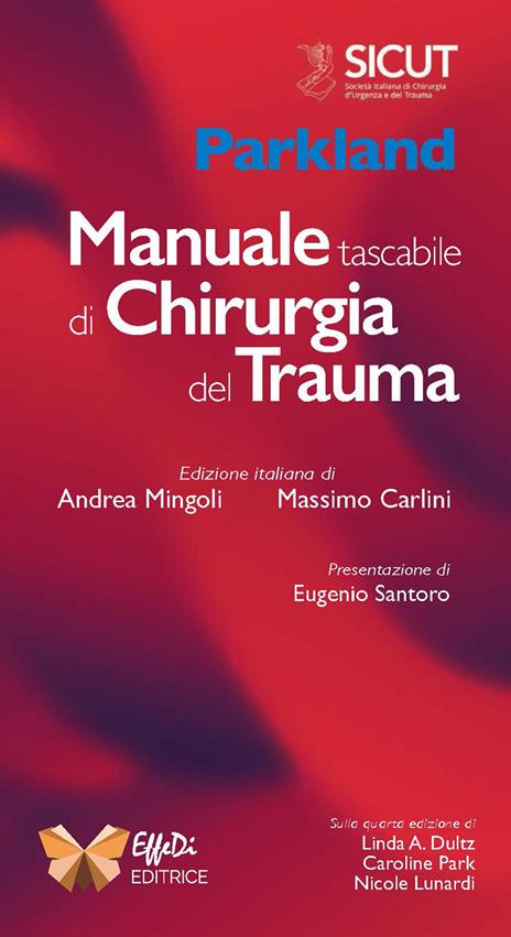 Parkland. Manuale tascabile di chirurgia del trauma. Ediz. italiana e inglese - copertina