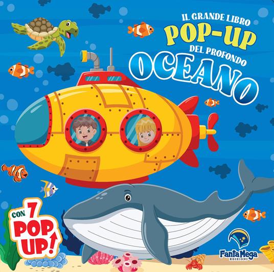 Il grande libro pop-up del profondo oceano. Ediz. a colori - copertina