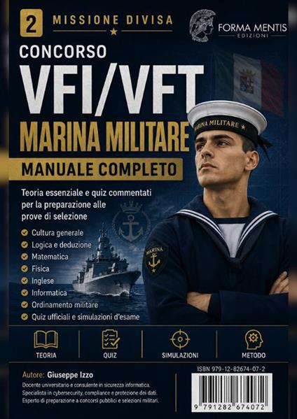Concorso VFI/VFT Marina Militare. Manuale completo - Giuseppe Izzo - copertina