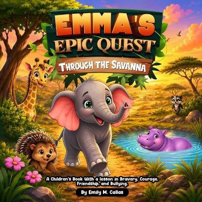 Emma's Epic Quest Through the Savanna: A Children's Book With a lesson in Bravery, Courage, Friendship, and Bullying - Emily M Callas - cover