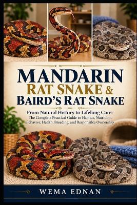 Mandarin Rat Snake & Baird's Rat Snak: From Natural History to Lifelong Care: The Complete Practical Guide to Habitat, Nutrition, Behavior, Health, Breeding, and Responsible Ownership - Wema Ednan - cover