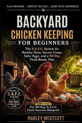 Backyard Chicken Keeping for Beginners: The S.A.F.E. System for Healthy Hens, Secure Coops, Safer Eggs, and a 90-Day Flock-Ready Plan - Marley Westcott - cover
