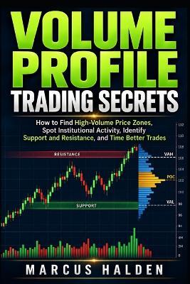 Volume Profile Trading Secrets: How to Find High-Volume Price Zones, Spot Institutional Activity, Identify Support and Resistance, and Time Better Trades - Marcus Halden - cover