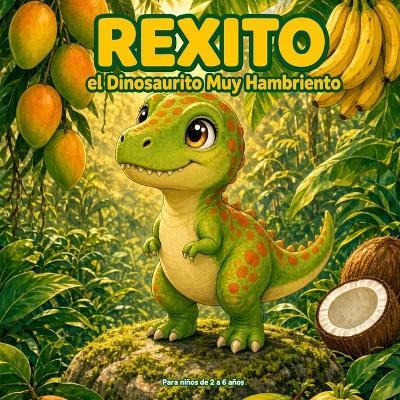 Rexito, el Dinosaurito Muy Hambriento: Un cuento ilustrado para aprender los días, los números y las frutas de la selva - Galeana - cover