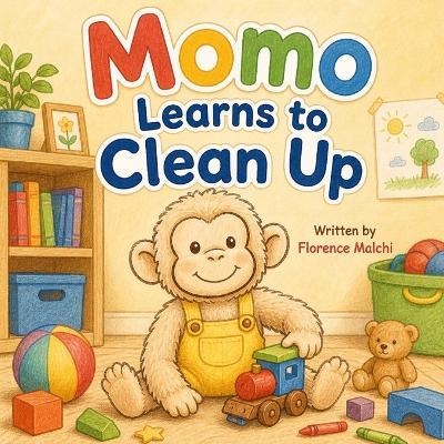 Momo Learns to Clean Up: A Fun Children's Book About Tidy Rooms, Helping Out, and Positive Habits - Florence Malchi - cover