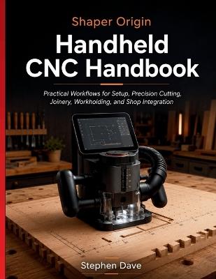 Shaper Origin Handheld CNC Handbook: Practical Workflows for Setup, Precision Cutting, Joinery, Workholding, and Shop Integration - Stephen Dave - cover