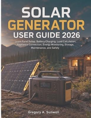 Solar Generator User Guide 2026: Learn Panel Setup, Battery Charging, Load Calculation, Appliance Connection, Energy Monitoring, Storage, Maintenance, and Safety - Gregory A Sunwell - cover