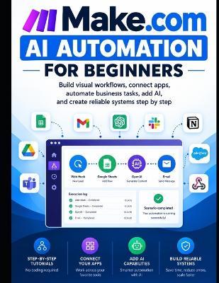 Make.com AI Automation for Beginners: Build Workflows, Connect Apps & Automate with AI - Umair Farooq - cover