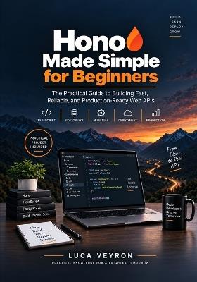 Hono Made Simple for Beginners: The Practical Guide to Building Fast, Reliable, and Production-Ready Web APIs - Luca Veyron - cover