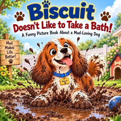 Biscuit Doesn't Like To Take A Bath!: A Funny Picture Book About A Mud-Loving Dog - Martina Jackson - cover